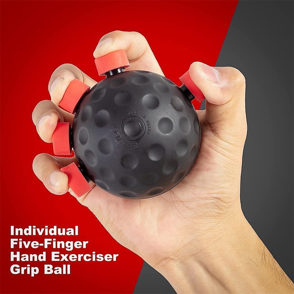 Hand exerciser grip ball
