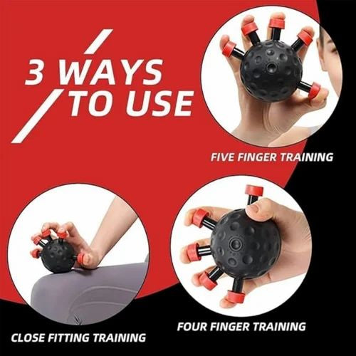 Hand exerciser grip ball