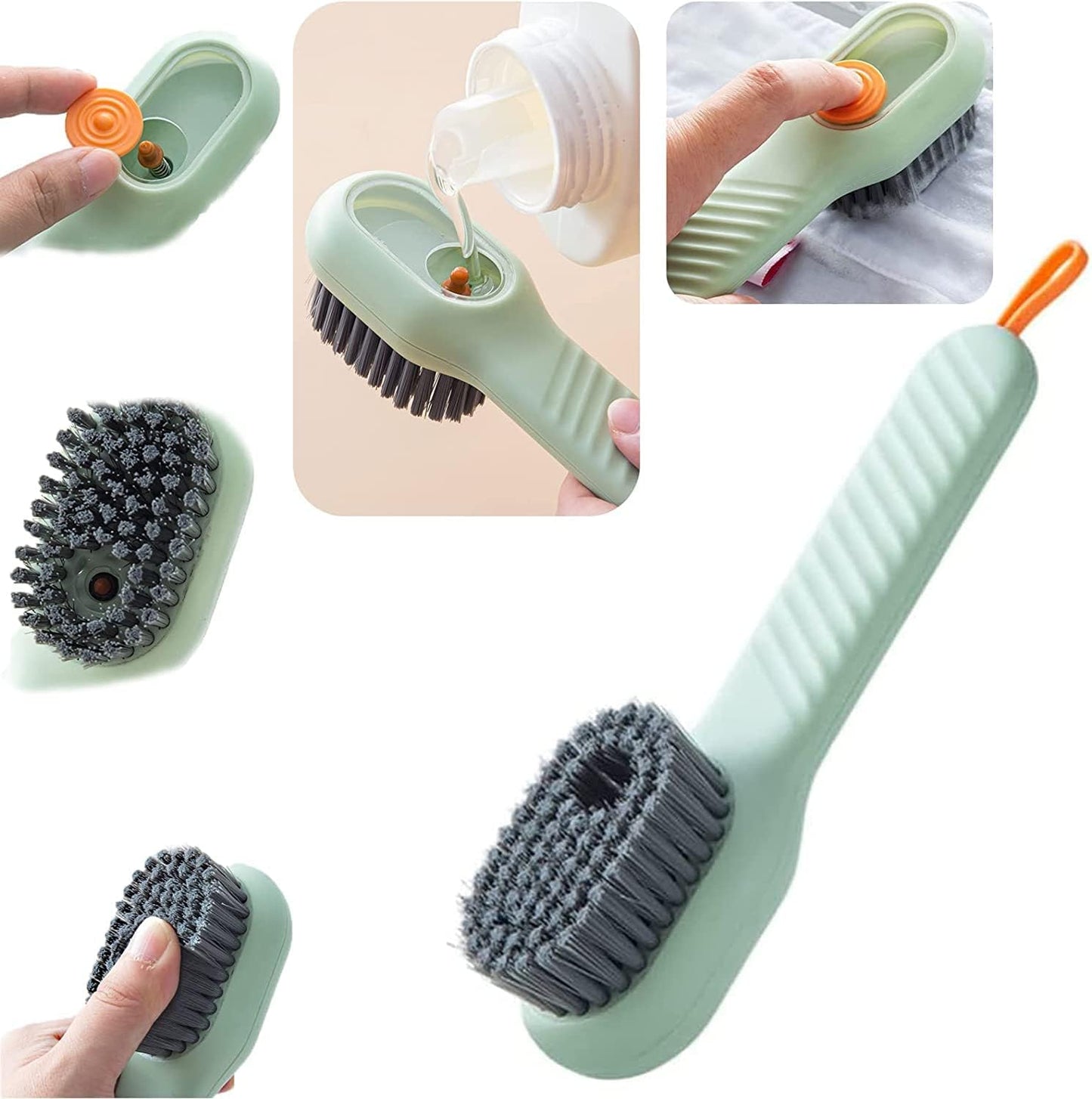 Multifunction Plastic Shoe Brush